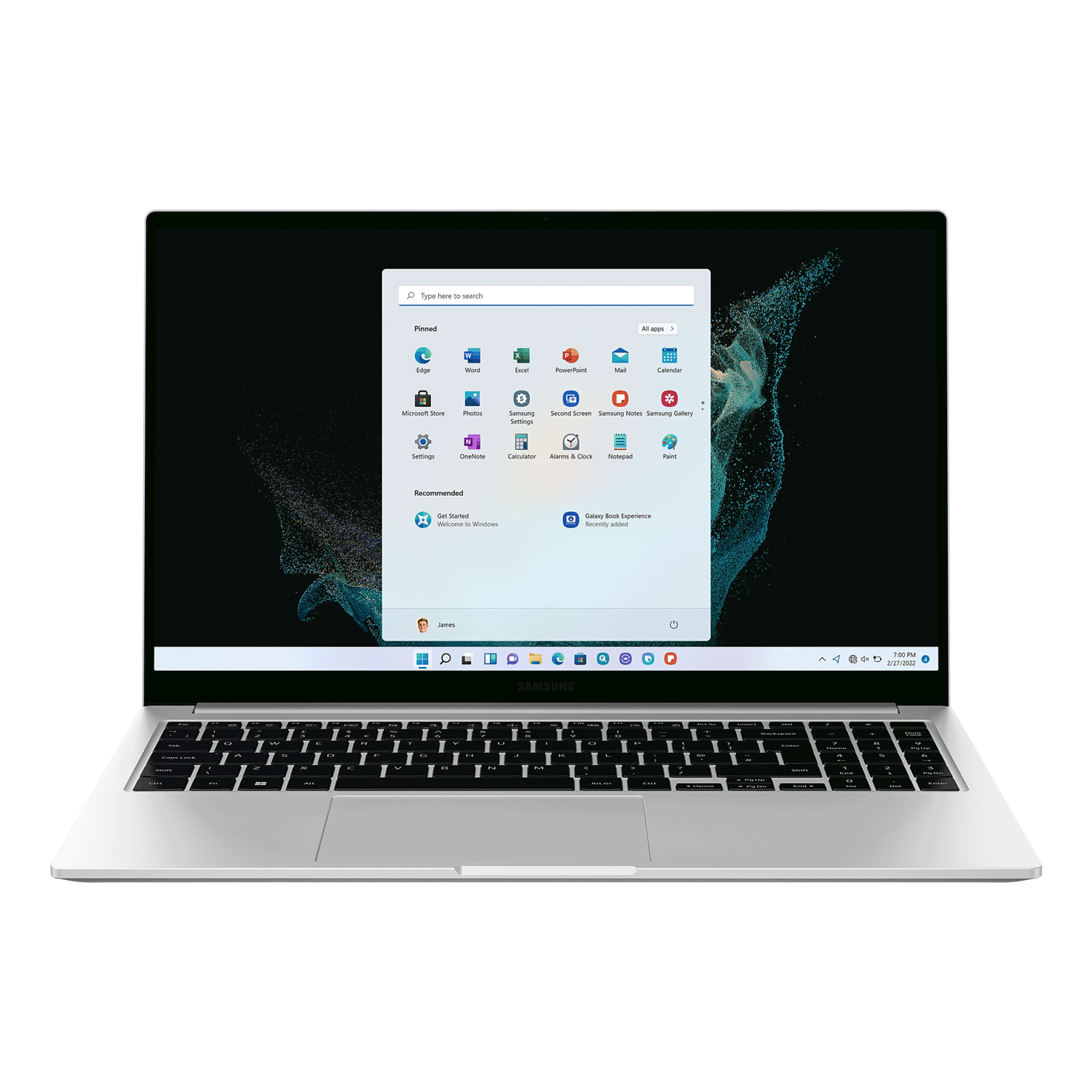 Samsung Galaxy Book 2 Intel Evo Intel Core i7 8GB RAM 512GB SSD 15.6 Inch Windows 11 Home Laptop