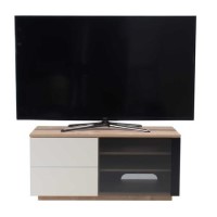 UK-CF New Paris TV Cabinet for up to 55" TVs - Oak/Cream