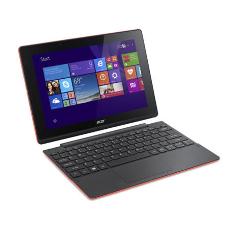 Acer Aspire SWITCH 10 E - CORAL RED - INTEL ATOM Z3735F 2GB 32GB INTEGRATED GRAPHICS BT/CAM NO-ODD 10" TOUCH WIN 8.1 - INC DETACHABLE KEYBAORD Tablet
