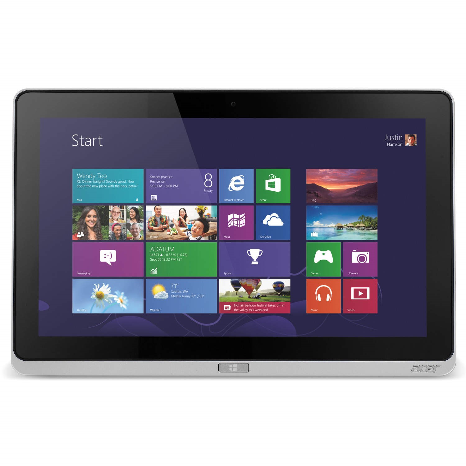Acer Iconia W700 Core i5 Windows 8 Tablet with Cradle & Keyboard