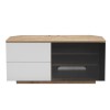 UK-CF New Tokyo TV Cabinet for up to 55&quot; TVs - Oak/White