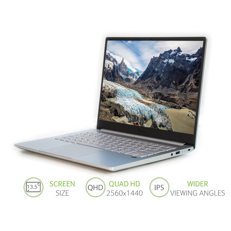 Acer Swift 3 SF313-53 Core i7-1165G7 8GB 512GB SSD 13.5 Inch QHD Windows 10 Laptop