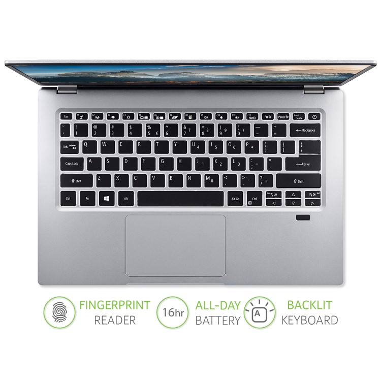 ACER Swift 1 SF114-34 Intel Pentium N6000 4GB 128GB SSD 14 Inch Windows 10 S Laptop