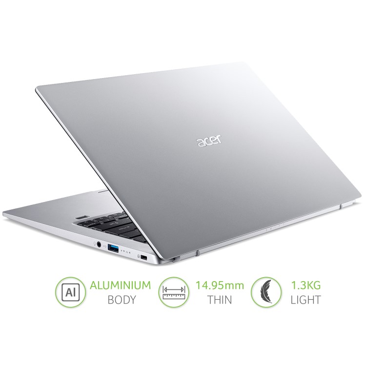 ACER Swift 1 SF114-34 Intel Pentium N6000 4GB 128GB SSD 14 Inch Windows 10 S Laptop