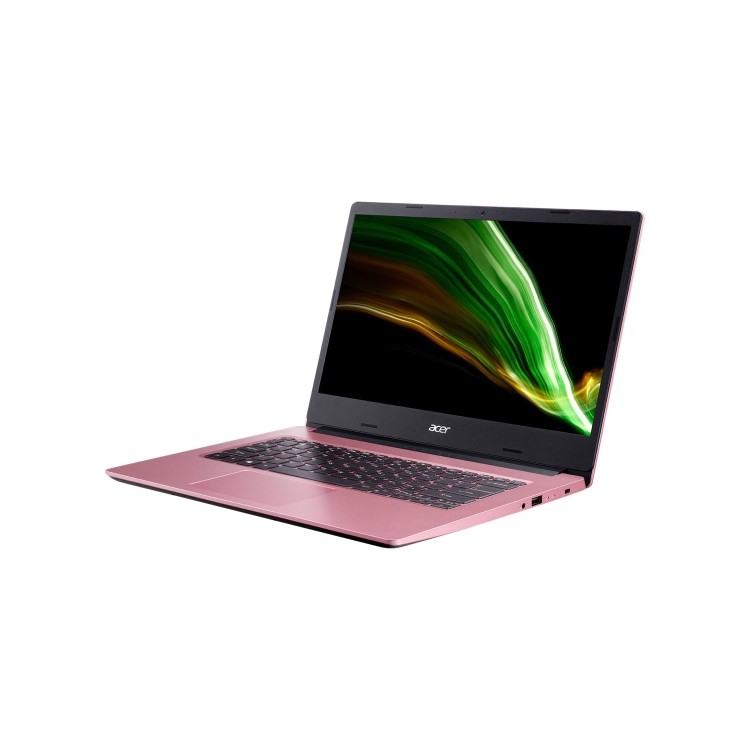 Acer Aspire 1 A114-33 Intel Pentium Silver N6000 4GB 64GB 14 Inch FHD Windows 10 S Laptop - Pink  Inc Office 365 