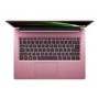 Acer Aspire 1 A114-33 Intel Pentium Silver N6000 4GB 64GB 14 Inch FHD Windows 10 S Laptop - Pink  Inc Office 365 