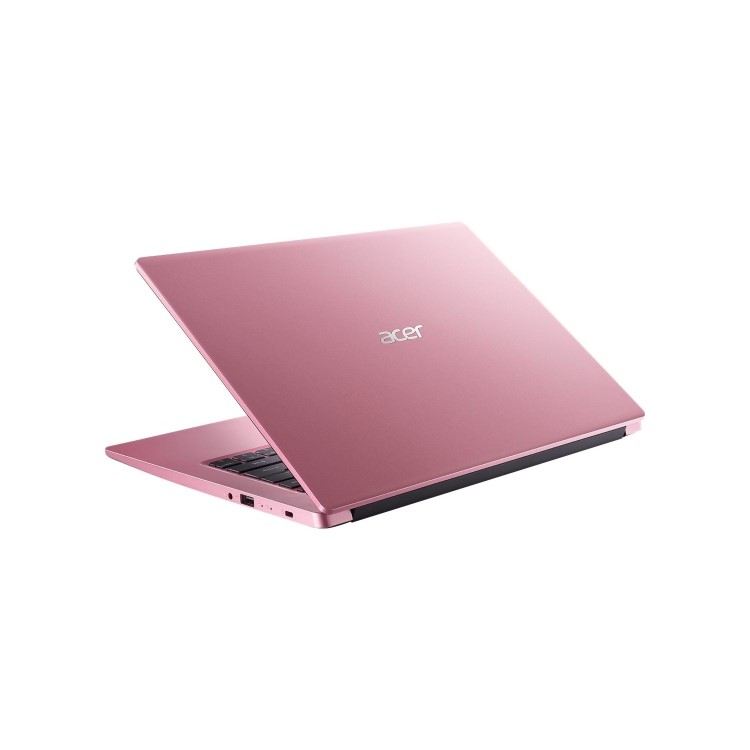Acer Aspire 1 A114-33 Intel Pentium Silver N6000 4GB 64GB 14 Inch FHD Windows 10 S Laptop - Pink  Inc Office 365 