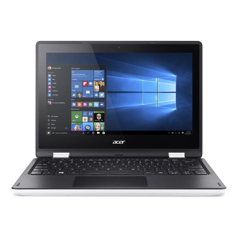 Refurbished Acer Aspire R Celeron N3050 4GB 32GB 11.6 Inch Windows 10 Touchscreen Convertible Laptop in White