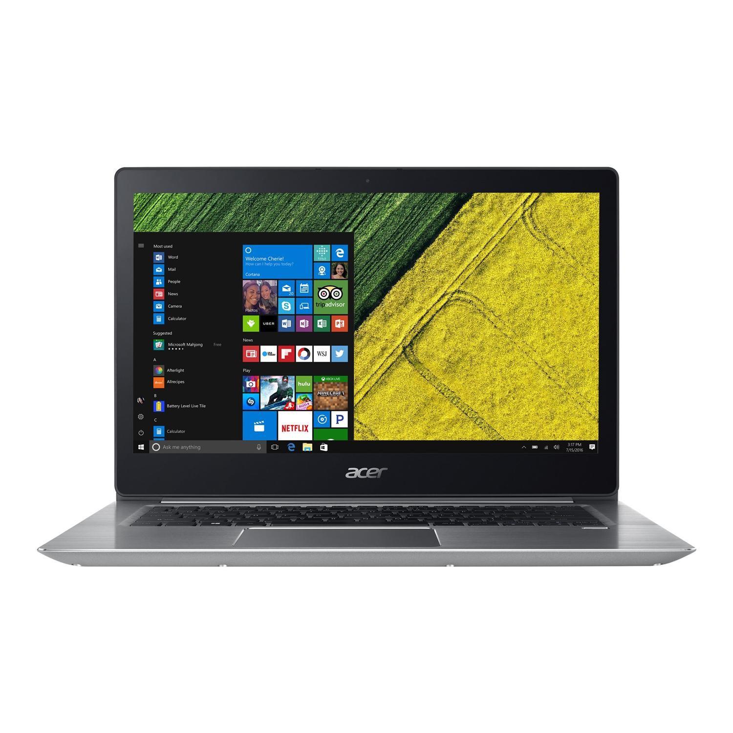 acer swift sf314 52 core i5 7200u 8gb 256gb ssd 14 inch windows 10 what size ssd for windows 10