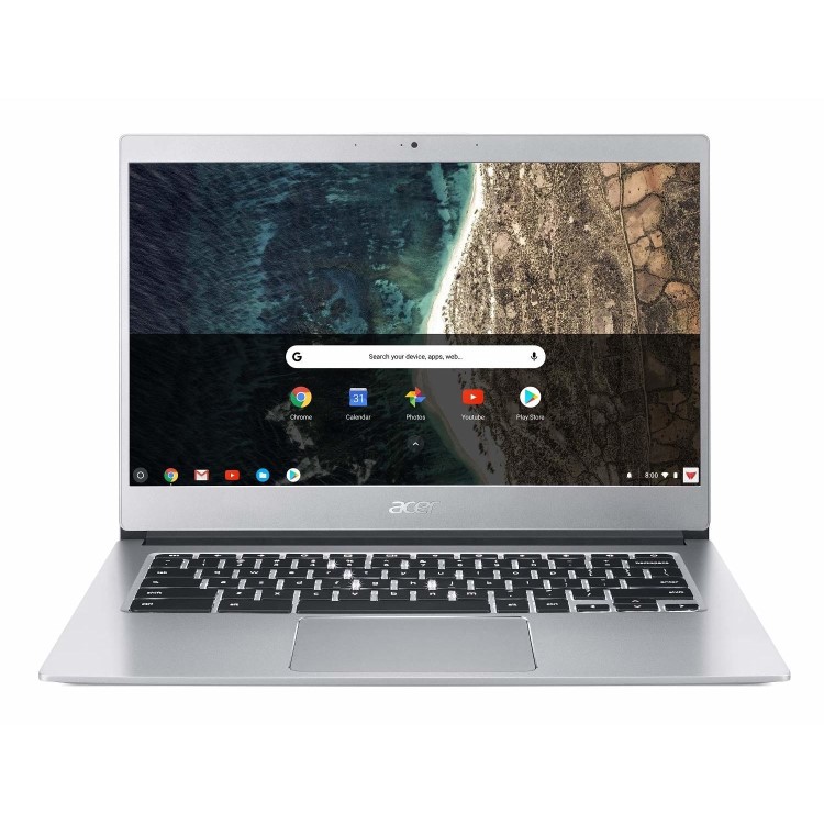 Acer 514 Intel Pentium N4200 4GB 64GB SSD 14 Inch Chromebook - Silver