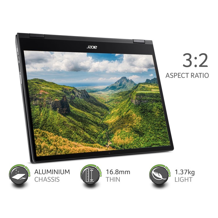 Refurbished Acer Spin 713 Core i3-10110U 8GB 128GB 13.5 Inch Convertible Chromebook