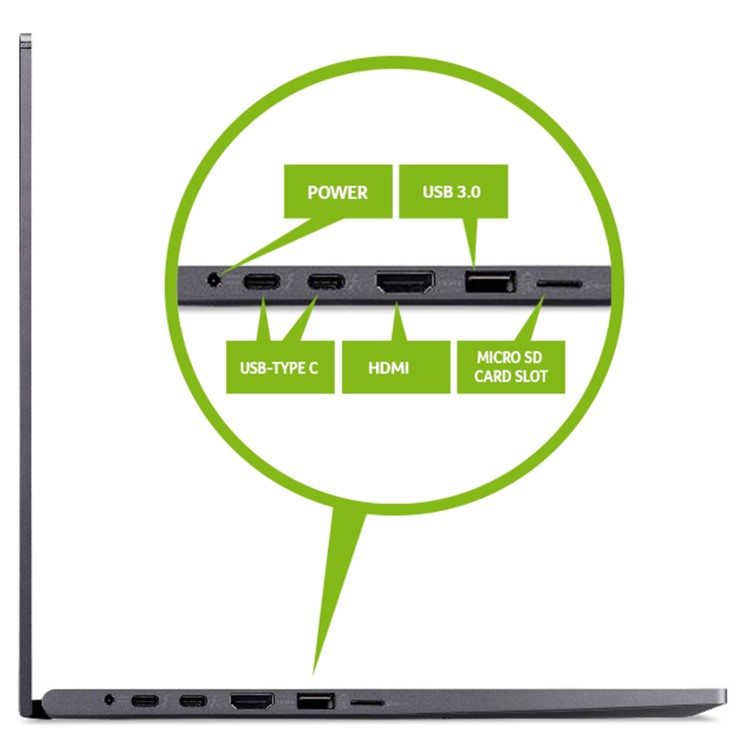 Acer Spin 5 SP513-54N Core i7-1065G7 8GB 512GB SSD 13.5 Inch Touchscreen Windows 10 2-in-1 Convertible Laptop 
