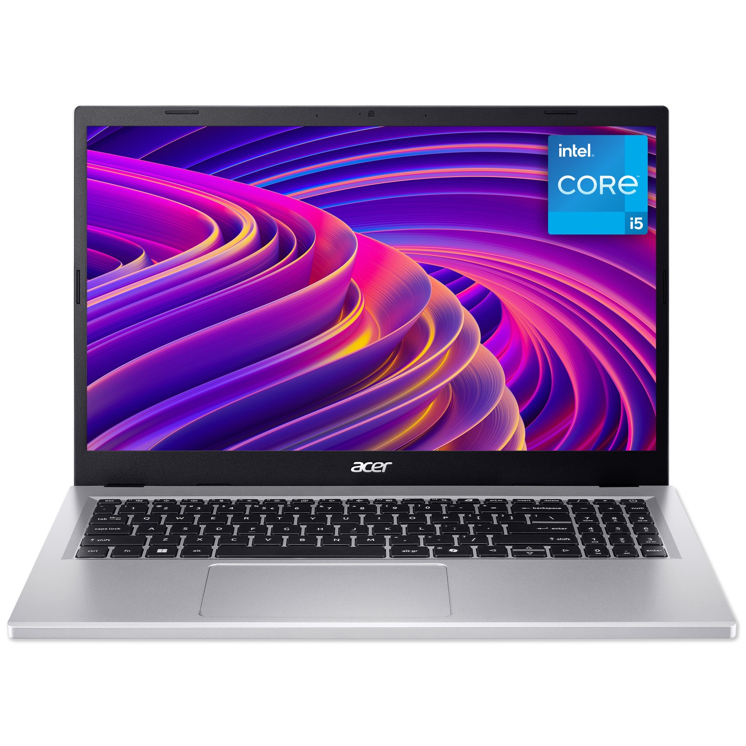 Acer Aspire Go 15 Intel Core I5 8GB RAM 512GB SSD 15.6 Inch Windows 11 Laptop Silver, Laptops Direct - NX.J4GEK.005