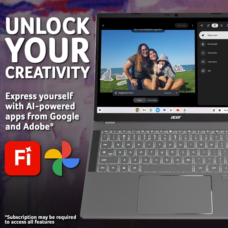 Acer Plus 514 Intel Core 5 8GB RAM 512GB eMMC 14 Inch Chromebook