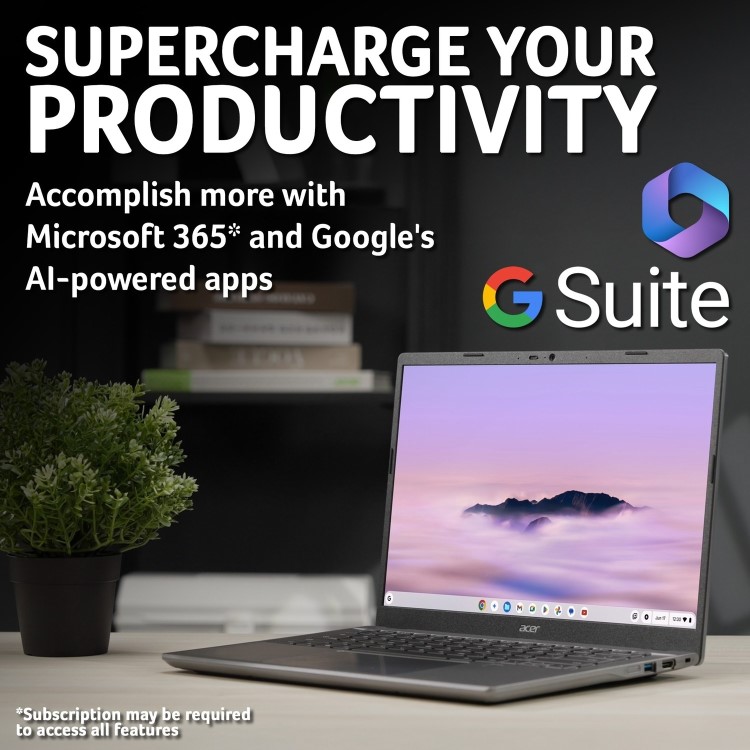 Acer Plus 514 Intel Core 5 8GB RAM 512GB eMMC 14 Inch Chromebook