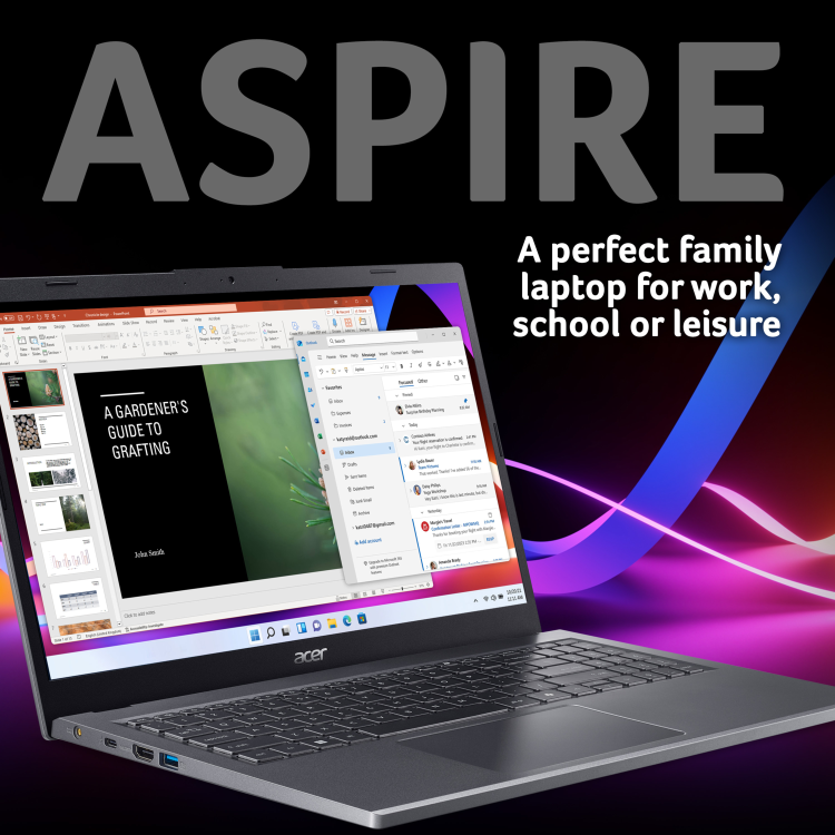 Refurbished Acer Aspire 15 Intel Core i5 16GB RAM 512GB SSD 15.6 Inch Windows 11 Laptop