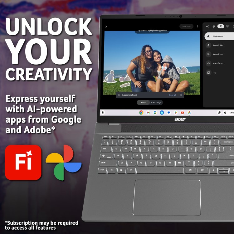 Acer Plus 516 Intel Core i3 8GB RAM 128GB SSD 16 Inch Chromebook