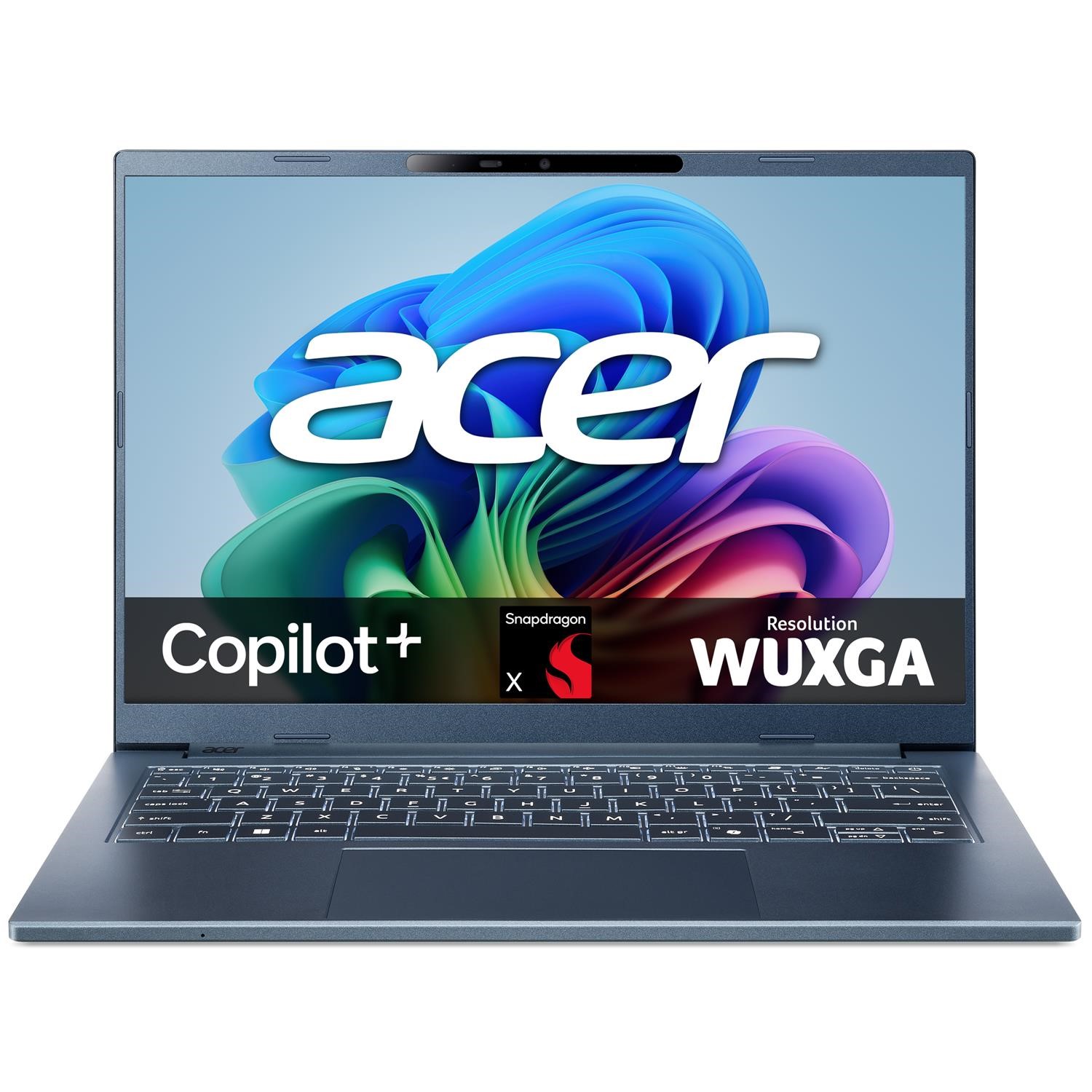 Aspire 14 Qualcomm Snapdragon RAM 512GB SSD 120Hz 14 Inch Windows 11 Laptop