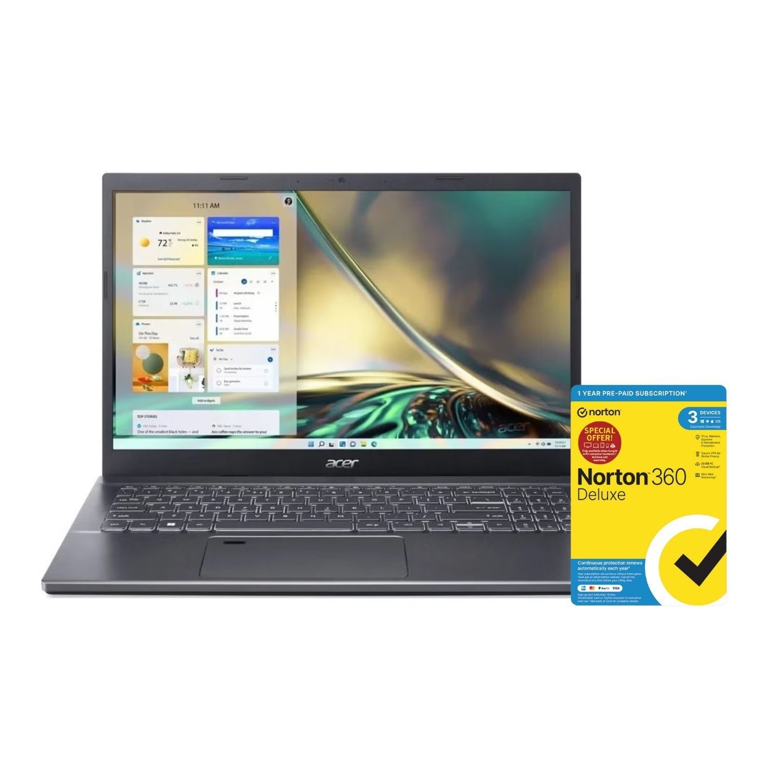 Acer Aspire 5 Intel Core i5 16GB RAM 1TB SSD RTX 2050 60Hz 15.6 Inch Windows 11 Home Laptop