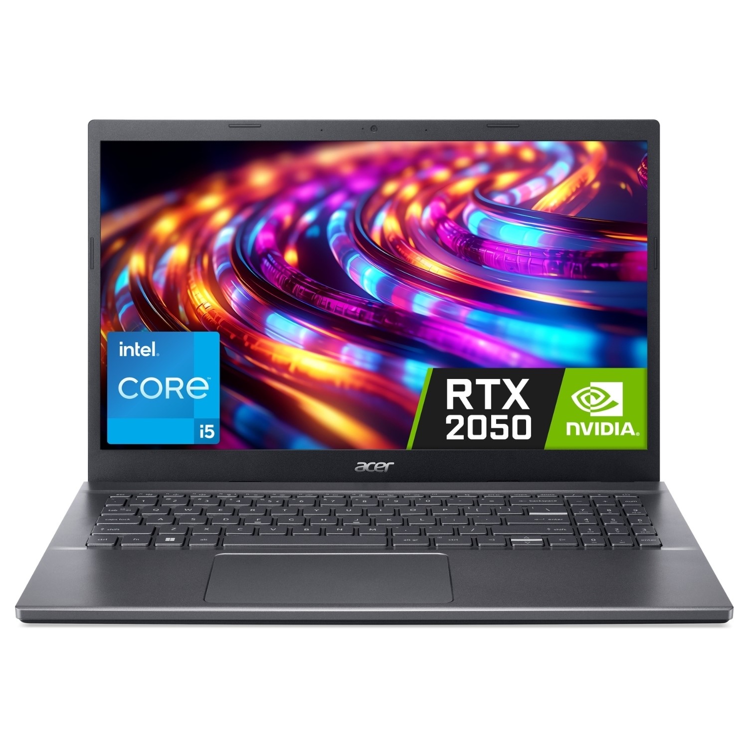 Acer Aspire 5 Intel Core i5 8GB RAM 512GB SSD RTX 2050 15.6 Inch Windows 11 Home Laptop
