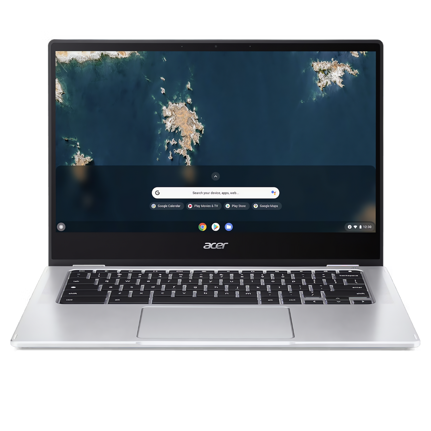Acer Spin Intel Celeron 4GB RAM 14 Inch Chromebook Silver, Laptops Direct - NX.KYHEK.001