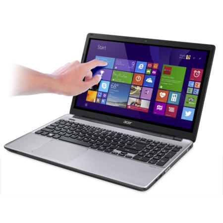 Refurbished Grade A1 Acer Aspire V3-572P 4th Gen Core i5 8GB 1TB Windows 8.1 Touchscreen Laptop in Silver 
