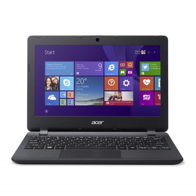 GRADE A1 - As new but box opened - Acer Aspire ES1-111M 2GB 32GB SSD 11.6 inch Windows 8.1 Laptop in Black 