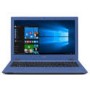 ACER Aspire E5-573  Blue Intel Core i3-5005U 8GB 1TB HDD Shared DVD-SM 15.6" LED Win 10 Home Laptop - Blue / Black