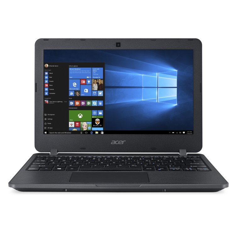 Acer TravelMate B117-M-C80X Intel Celeron N3050 1.6GHz 4GB 128GB SSD 11.6 Inch Windows 10 Laptop