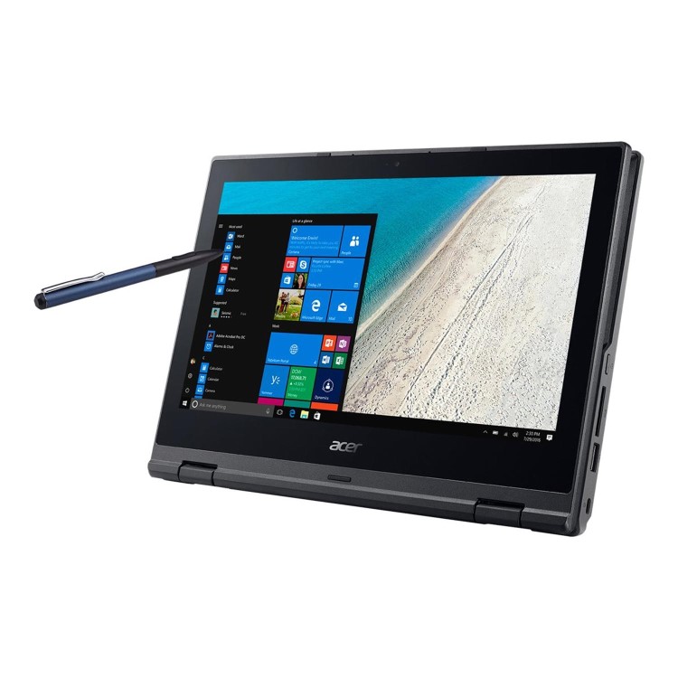 Acer TravelMate Spin B1 Intel Pentium N4200 4GB 64GB SSD 11.6 Inch Windows 10 Professional Convertible Touchscreen Laptop