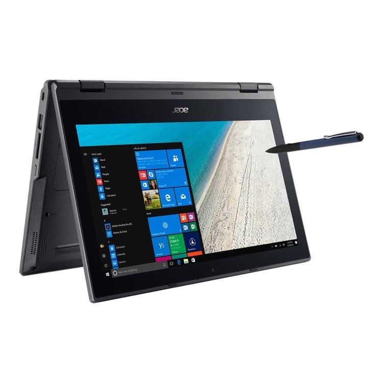 Acer TravelMate Spin B1 Intel Pentium N4200 4GB 64GB SSD 11.6 Inch Windows 10 Professional Convertible Touchscreen Laptop
