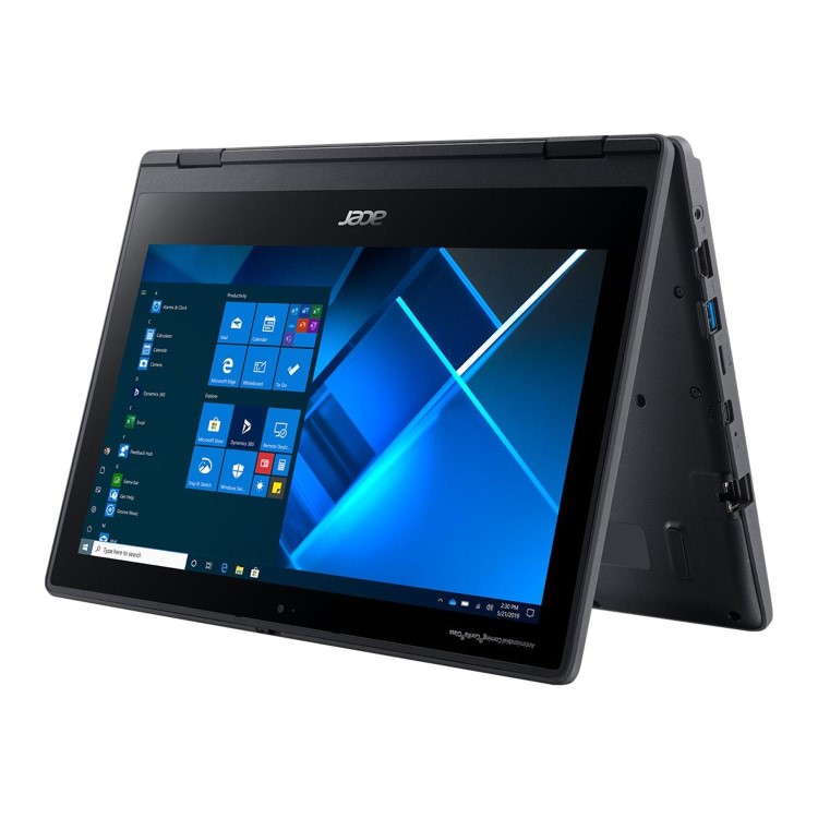 Acer Travel Mate Spin B3 Pentium N5030 4GB 128GB SSD 11.6 Inch Touchscreen Windows 10 Pro 2 in 1 Laptop