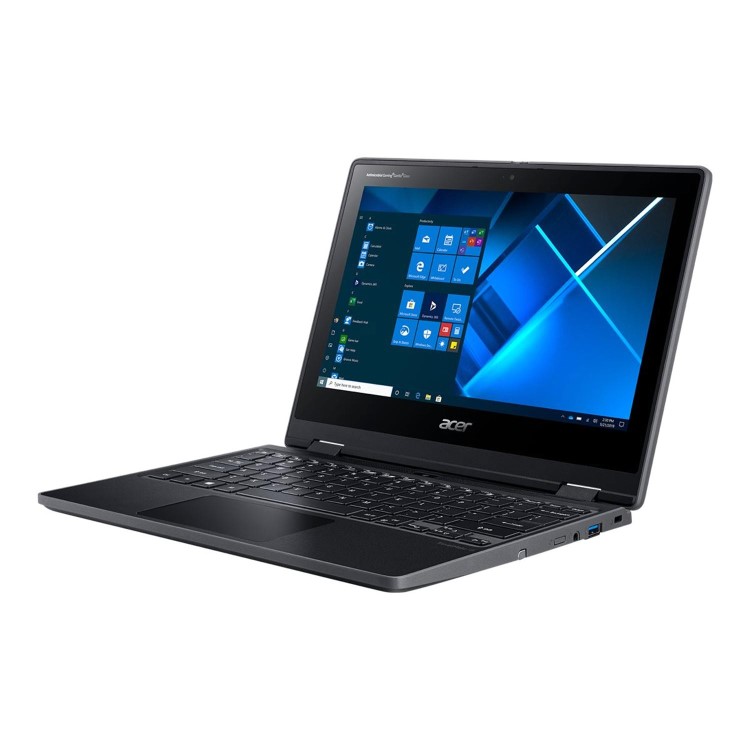 Acer Travel Mate Spin B3 Pentium N5030 4GB 128GB SSD 11.6 Inch Touchscreen Windows 10 Pro 2 in 1 Laptop