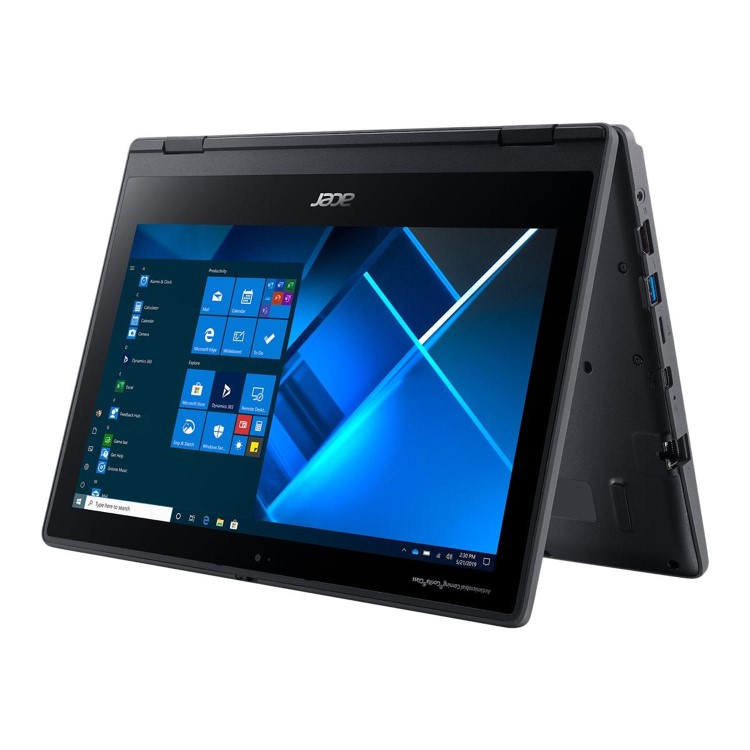 Acer Travel Mate Spin B3 Celeron N4120 4GB 64GB eMMC 11.6 Inch Touchscreen Windows 10 Pro 2 in 1 Laptop
