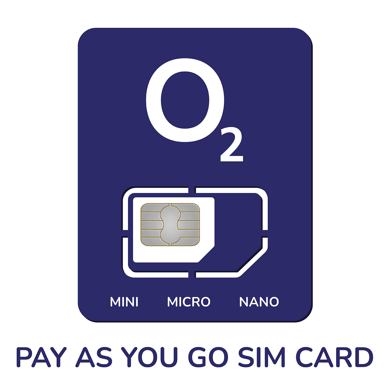 bede overskydende tak skal du have O2 Pay As You Go Sim Card Trio - Laptops Direct