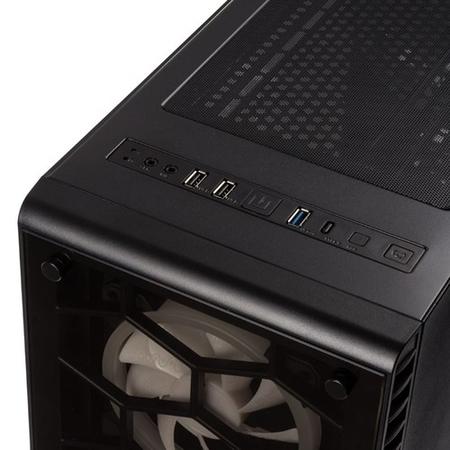 Kolink Observatory Mid Tower RGB Gaming Case - Black Tempered Glass