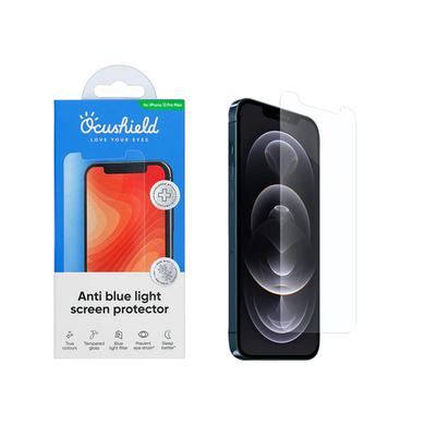 Ocushield Anti Blue Light Tempered Glass Screen Protector for iPhone 12 Pro Max