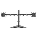 OEM-DUAL-STAND electriQ DUAL Free Standing Monitor Arm For Up to x2 32" Screen