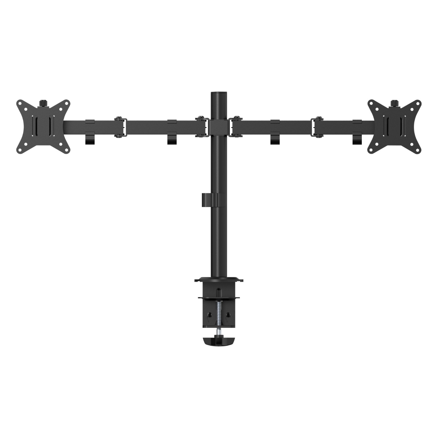 Electriq Dual Monitor Arm Black, Laptops Direct - OEM-DUALARM