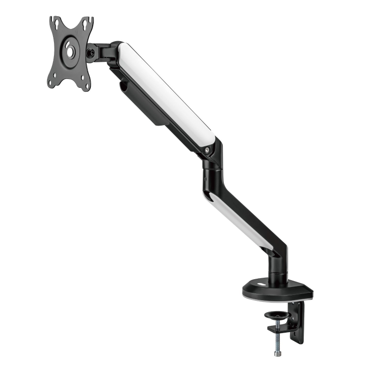 GRADE A1 - electriQ Gaming Single Monitor Arm with RGB Lighting