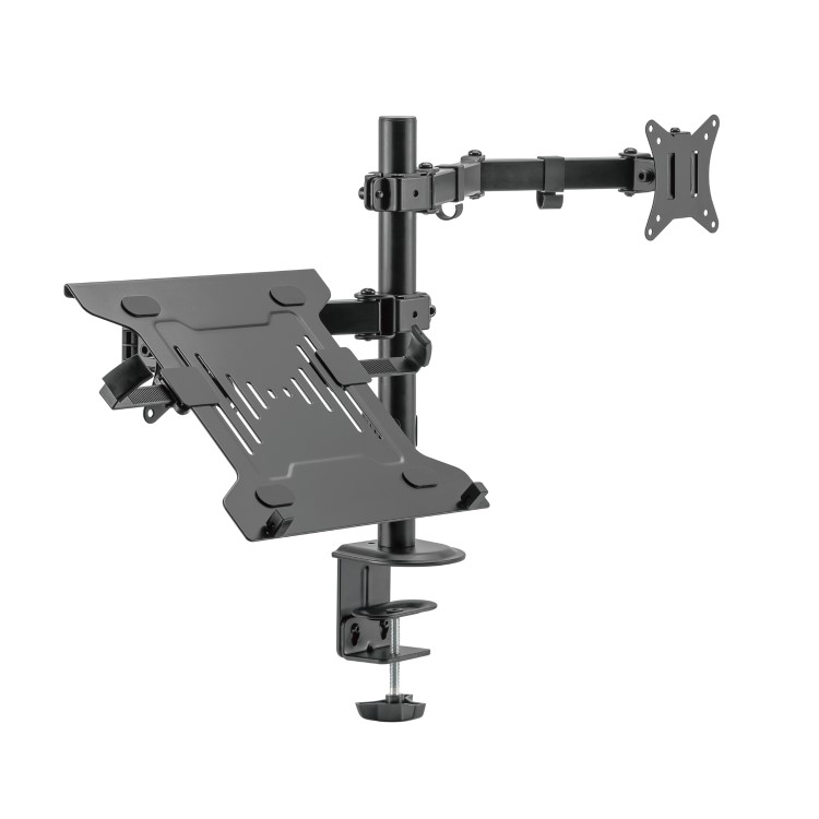 electriQ Monitor Arm with Laptop Tray