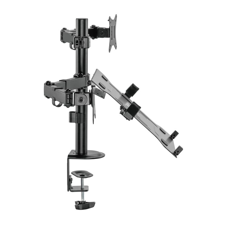 electriQ Monitor Arm with Laptop Tray