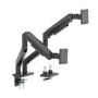 Box Opened electriQ Premium Spring Assisted Dual Monitor Arm
