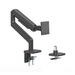 electriQ Premium Spring Assisted Single Monitor Arm For Up To 1 x 49