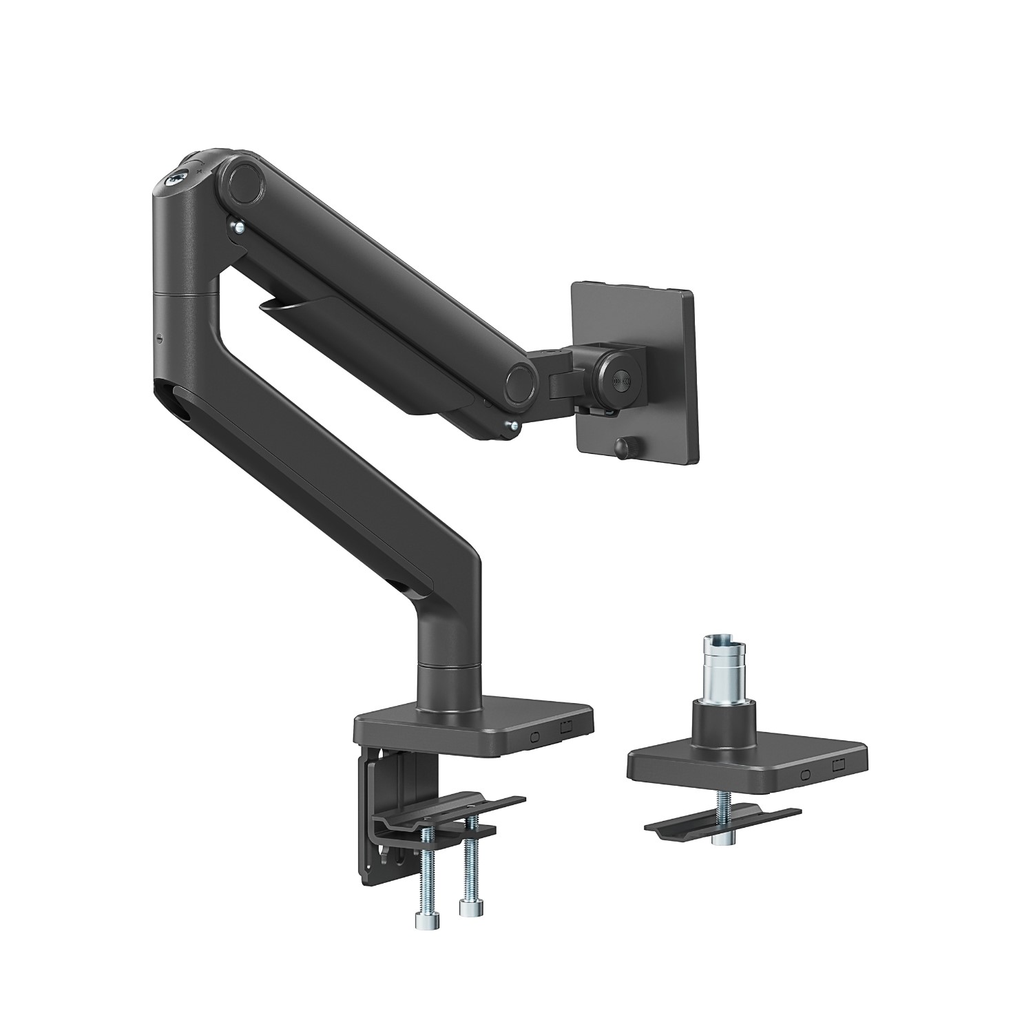 Box Opened electriQ Premium Spring Assisted Single Monitor Arm ...