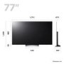 LG  OLED evo C3 77" 4K Smart TV 