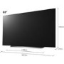 LG C1 83 Inch OLED 4K HDR 120Hz HDMI 2.1 Freeview Smart TV