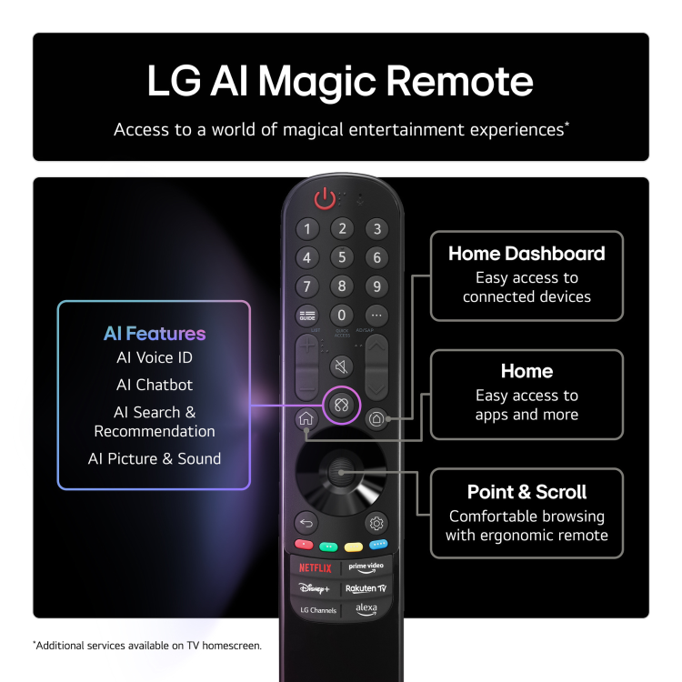 LG OLED83C54LA 83" 4K OLED Smart TV with Dolby Vision & Atmos