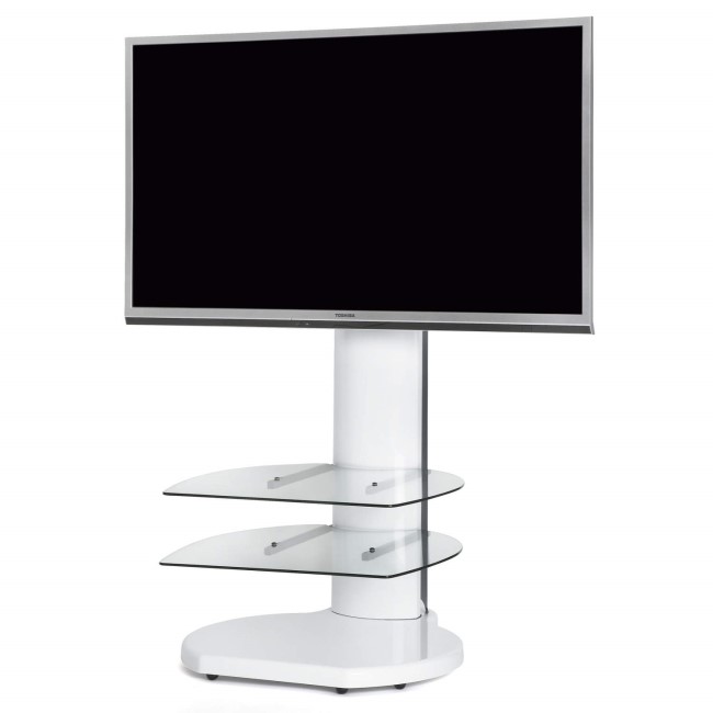 Off The Wall Origin II S4 TV Stand for up to 55" TVs - White