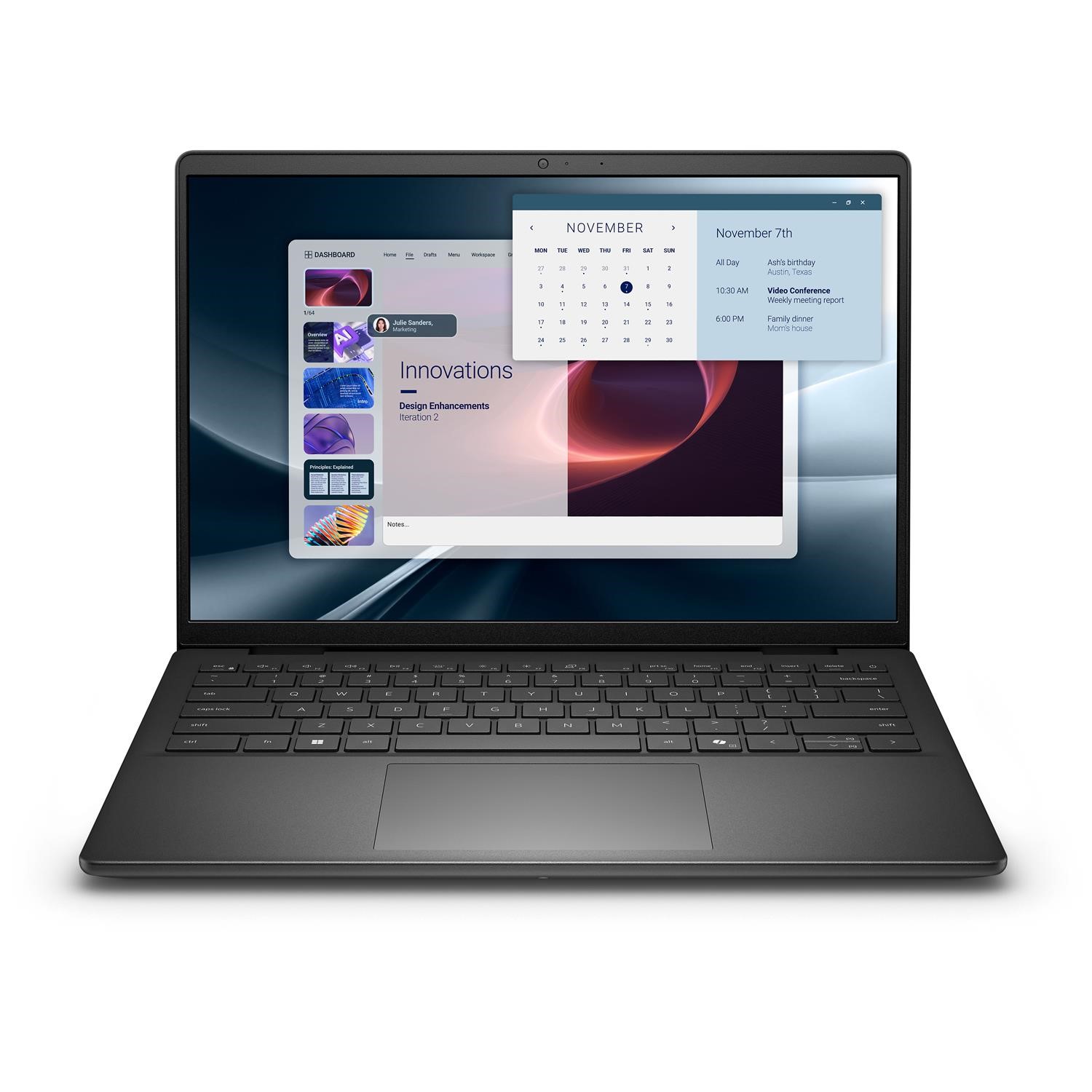 Dell Pro 14 Essential Pv14255 AMD Ryzen 5 16GB RAM 512GB SSD 14 Inch Windows 11 Pro Laptop Black, Laptops Direct - P1YYM